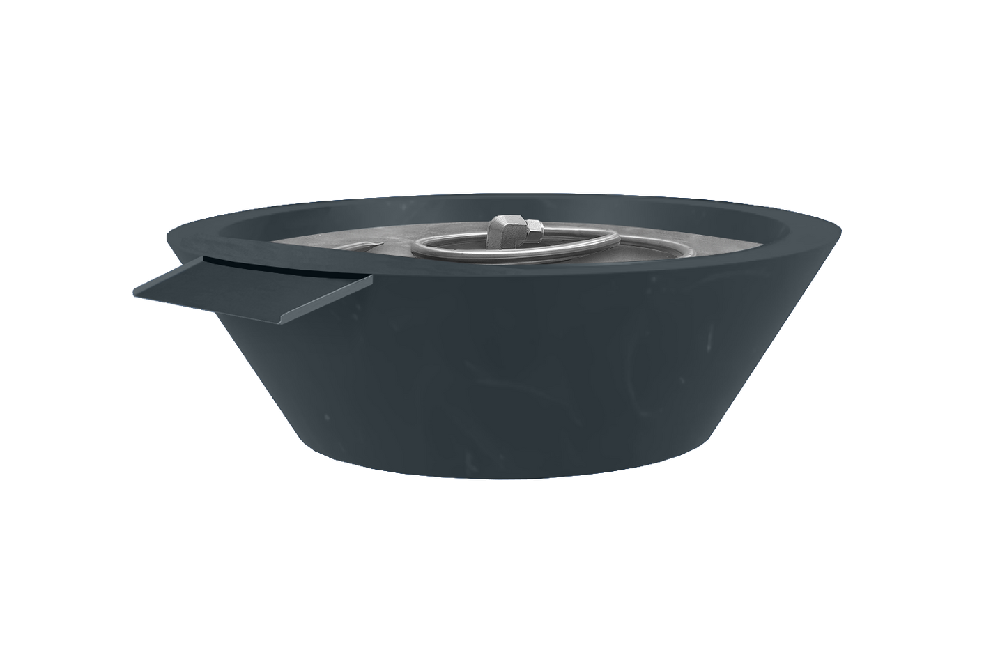 Aluminum Fire & Water Bowl - Basalt Gray