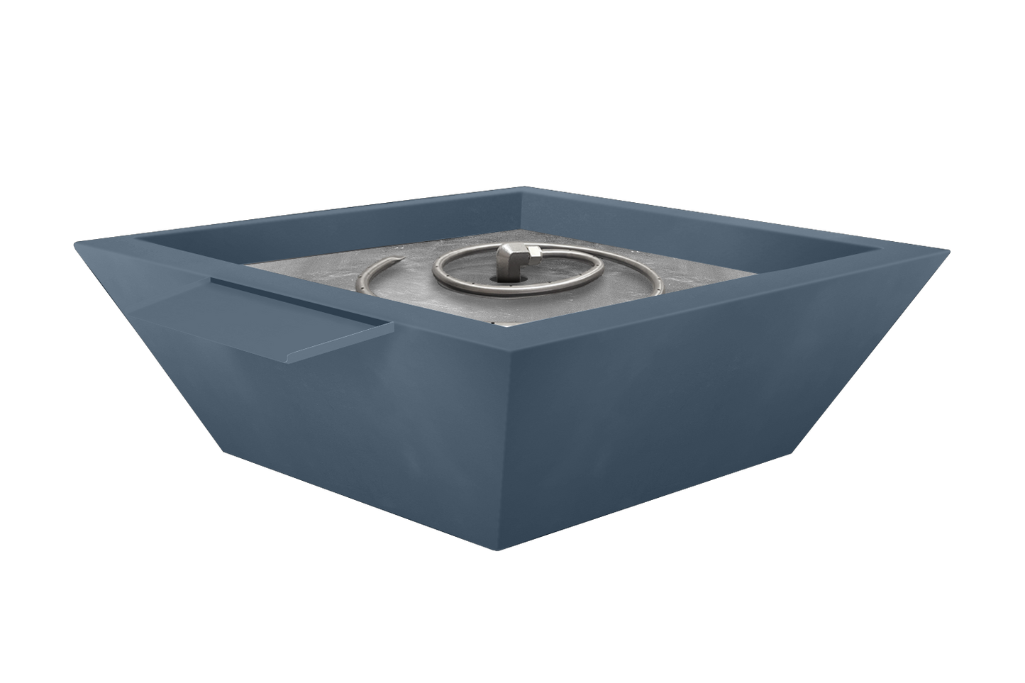 Aluminum Fire & Water Bowl - Blue Gray