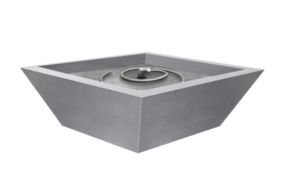 Stainless Steel Fire Bowl - Raw Stainless