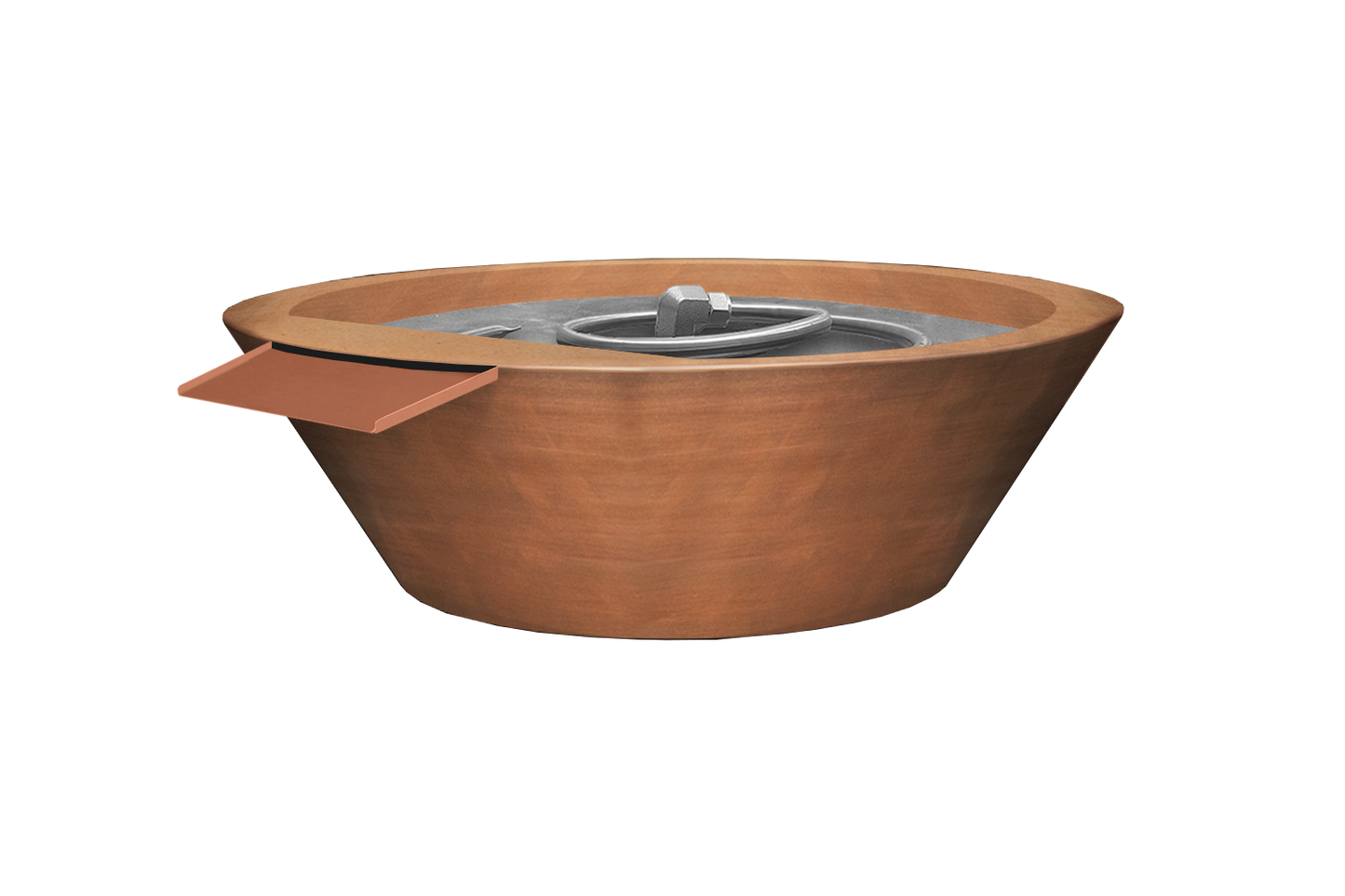 Copper Fire & Water Bowl - Oil Rub Patina