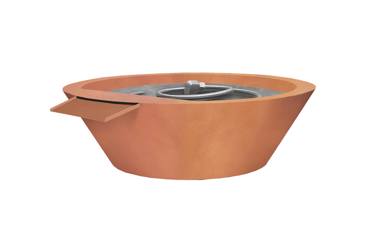 Copper Fire & Water Bowl - Raw Copper