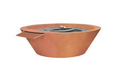 Copper Fire & Water Bowl - Raw Copper