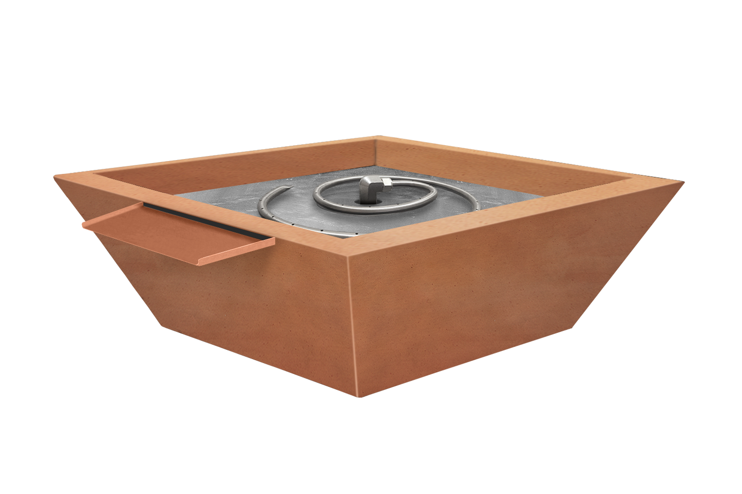 Copper Fire & Water Bowl - Raw Copper
