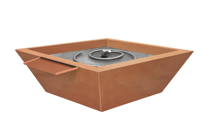 Copper Fire & Water Bowl - Raw Copper