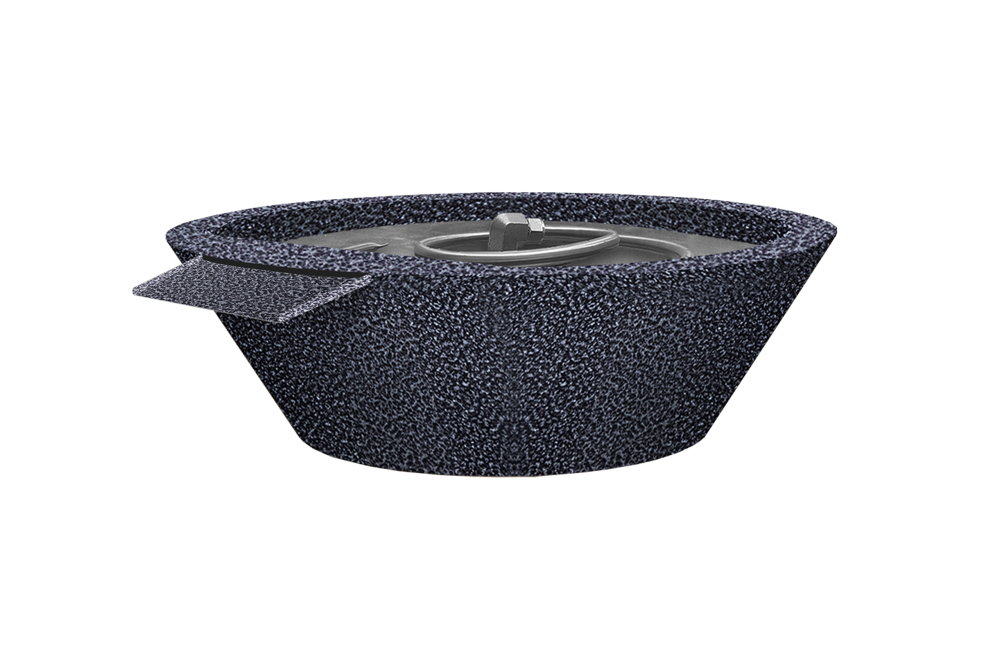 Stainless Steel Fire & Water Bowl - Vein Powder Coat