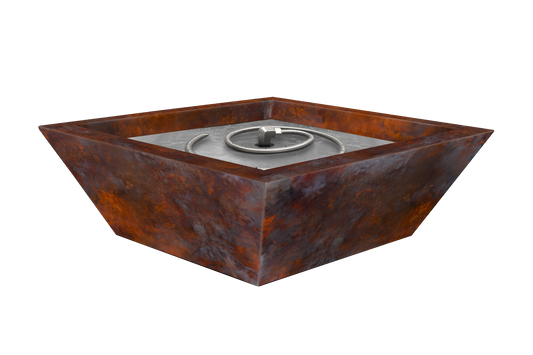Copper Fire Bowl - Burnt Patina