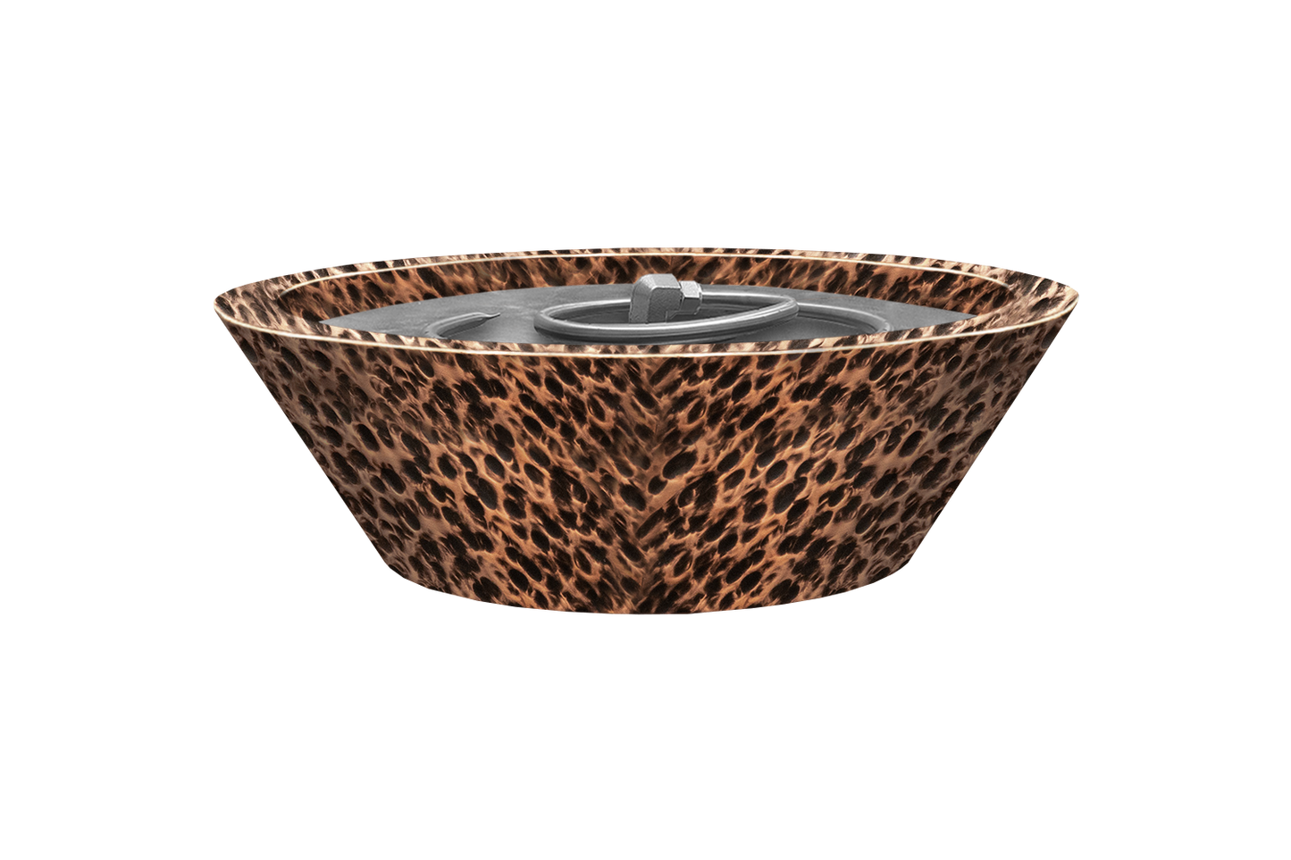 Copper Fire Bowl - Hammered Oil Rub Patina