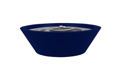 Aluminum Fire Bowl - Cobalt Blue