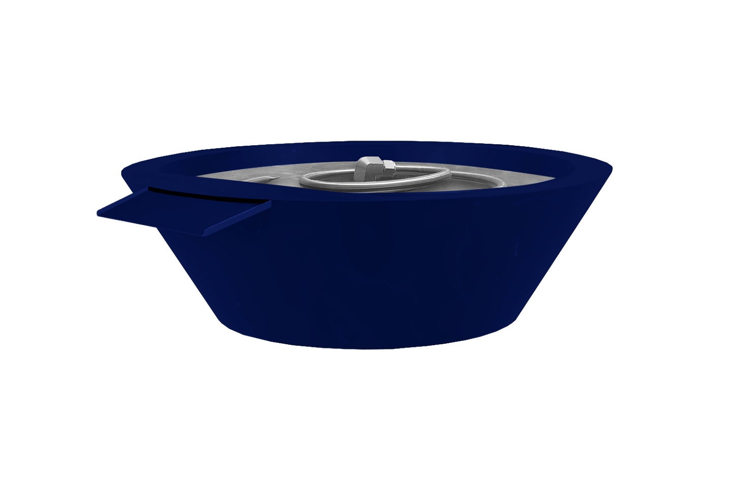 Aluminum Fire &  Water Bowl - Cobalt Blue