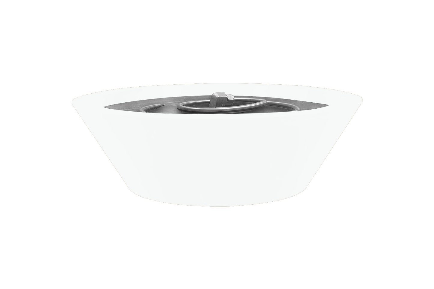Aluminum Fire Bowl - Pure White