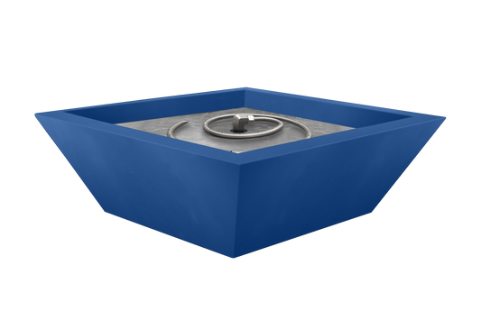 Aluminum Fire Bowl - Brilliant Blue
