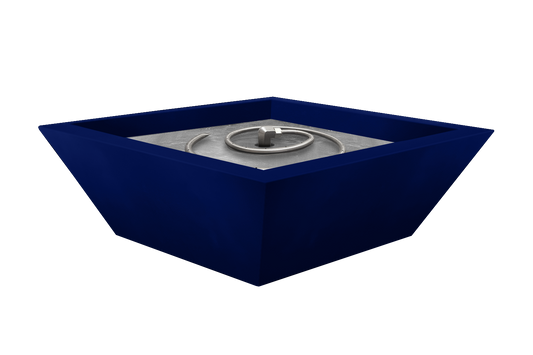 Aluminum Fire Bowl - Cobalt Blue