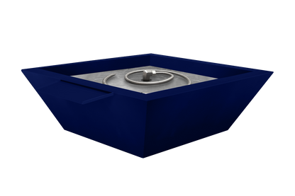 Aluminum Fire &  Water Bowl - Cobalt Blue