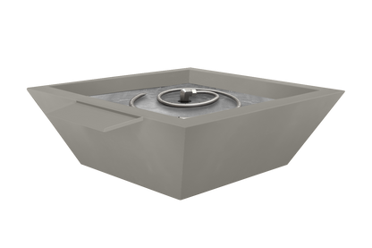 Aluminum Fire &  Water Bowl - Stone Gray