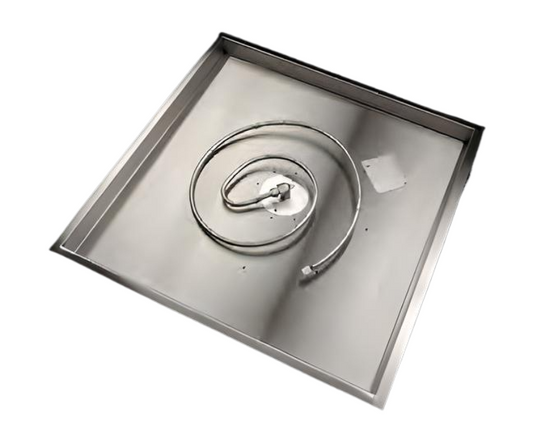 Square Drop-In Pan & Spiral Burner Kit