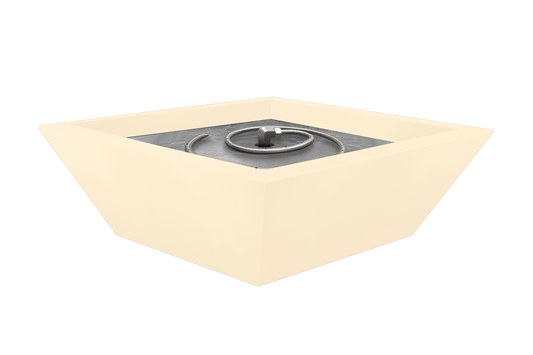 Aluminum Fire Bowl - Light Ivory